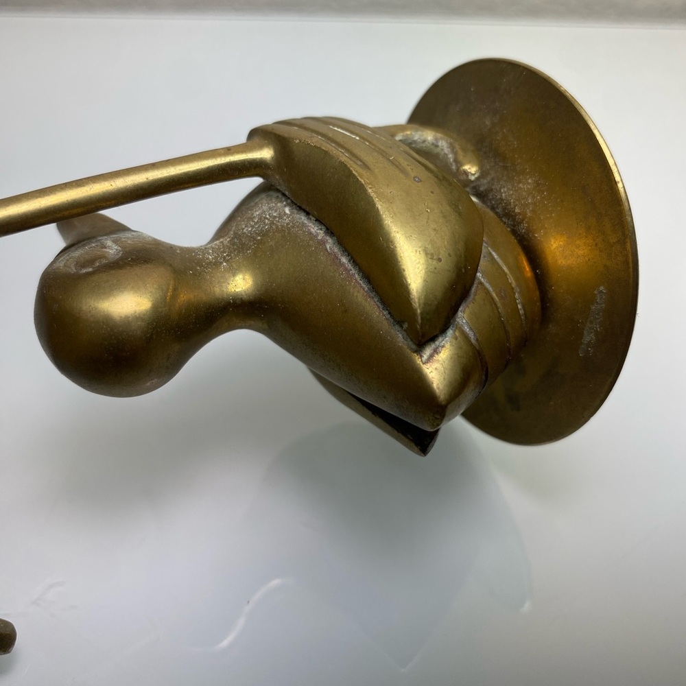 Vintage Duck with Umbrella Brass Figurine Made in India - Picture 13 of 16